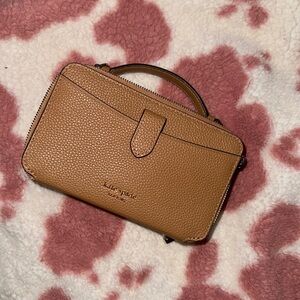 New, unused, light brown Kate spade bag